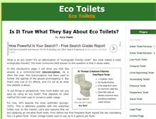 Tablet Screenshot of eco-toilets.com